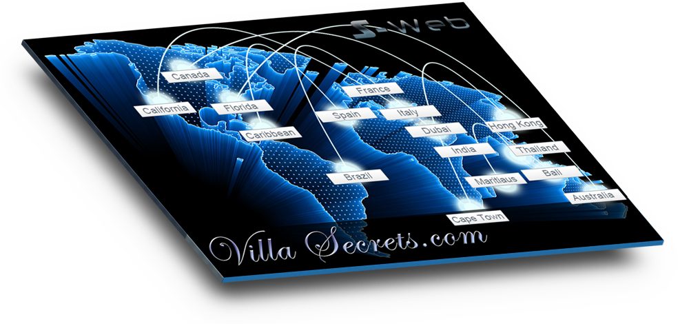 Villa Secrets Global Villas Network Map 